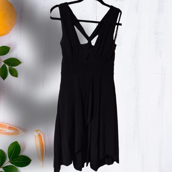 Bebe Sexy Black Dress size Small Swing Style Marilyn Monroe Dress - Picture 7 of 16